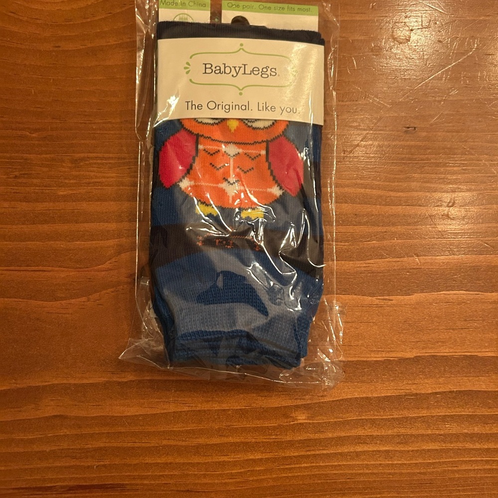 Blue and Orange Kids Leg Warmers